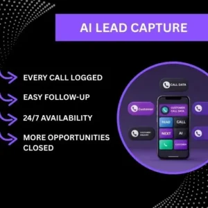 Customer call data and enquiries neatly displayed on a phone after AI processing.